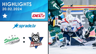 20.02.2024 - Highlights - Bietigheim Steelers vs. EC Kassel Huskies