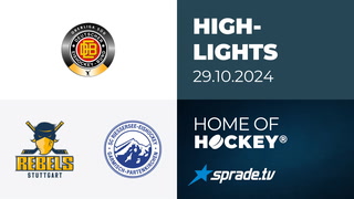 29.10.2024 - Highlights - Stuttgart Rebels vs. SC Riessersee