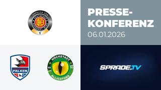 06.01.2026 - Pressekonferenz - Heilbronner Falken vs. Höchstadt Alligators