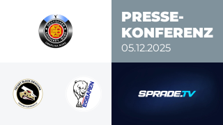 05.12.2025 - Pressekonferenz - TecArt BlackDragons vs. Hammer Eisbären