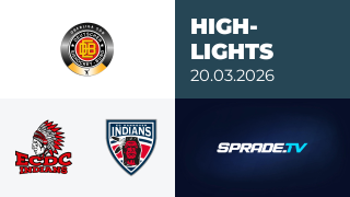 20.03.2026 - Highlights - ECDC Memmingen Indians vs. Hannover Indians