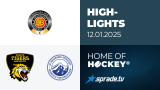 12.01.2025 - Highlights - onesto Tigers Bayreuth vs. SC Riessersee