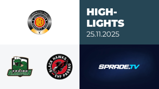 25.11.2025 - Highlights - Erding Gladiators vs. EHF Passau Black Hawks