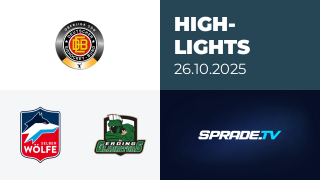 26.10.2025 - Highlights - Selber Wölfe vs. Erding Gladiators