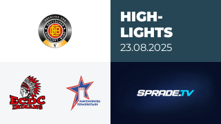 23.08.2025 - Highlights - ECDC Memmingen Indians vs. Ravensburg Towerstars