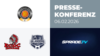 06.02.2026 - Pressekonferenz - ECDC Memmingen Indians vs. EV Lindau Islanders
