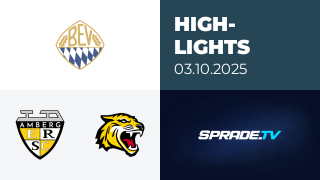 03.10.2025 - Highlights - ERSC Amberg vs. EHC Bayreuth Tigers e.V.