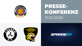 15.02.2026 - Pressekonferenz - EV Füssen vs. onesto Tigers Bayreuth
