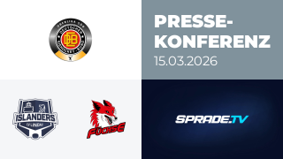 15.03.2026 - Pressekonferenz - EV Lindau Islanders vs. Füchse Duisburg
