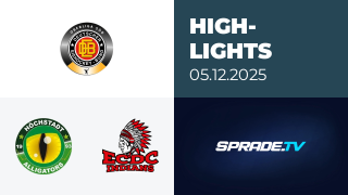 05.12.2025 - Highlights - Höchstadt Alligators vs. ECDC Memmingen Indians