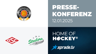 12.01.2025 - Pressekonferenz - Deggendorfer SC vs. Bietigheim Steelers