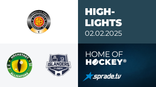 02.02.2025 - Highlights - Höchstadter EC vs. EV Lindau Islanders