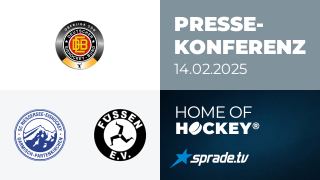 14.02.2025 - Pressekonferenz - SC Riessersee vs. EV Füssen