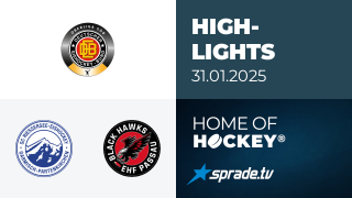 31.01.2025 - Highlights - SC Riessersee vs. EHF Passau Black Hawks