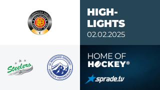 02.02.2025 - Highlights - Bietigheim Steelers vs. SC Riessersee