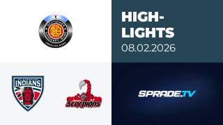 08.02.2026 - Highlights - Hannover Indians vs. Hannover Scorpions