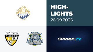 26.09.2025 - Highlights - ERSC Amberg vs. Schweinfurt Mighty Dogs