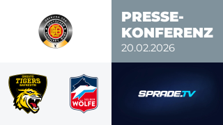 20.02.2026 - Pressekonferenz - onesto Tigers Bayreuth vs. Selber Wölfe
