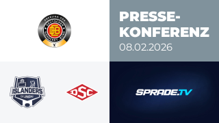 08.02.2026 - Pressekonferenz - EV Lindau Islanders vs. Deggendorfer SC