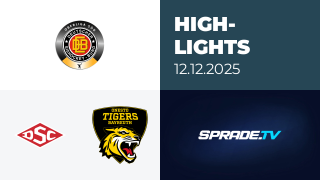 12.12.2025 - Highlights - Deggendorfer SC vs. onesto Tigers Bayreuth