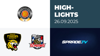 26.09.2025 - Highlights - onesto Tigers Bayreuth vs. EC Peiting