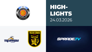 24.03.2026 - Highlights - Tilburg Trappers vs. Tölzer Löwen