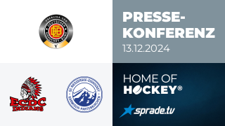 13.12.2024 - Pressekonferenz - ECDC Memmingen Indians vs. SC Riessersee