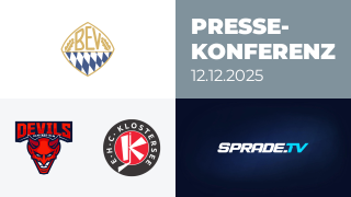 12.12.2025 - Pressekonferenz - Devils Ulm/Neu-Ulm vs. EHC Klostersee