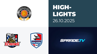 26.10.2025 - Highlights - EC Peiting vs. Heilbronner Falken