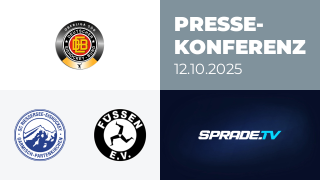12.10.2025 - Pressekonferenz - SC Riessersee vs. EV Füssen