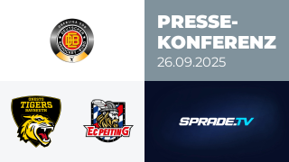26.09.2025 - Pressekonferenz - onesto Tigers Bayreuth vs. EC Peiting