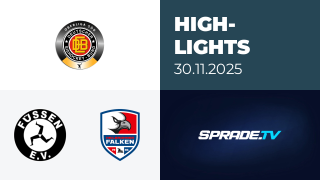 30.11.2025 - Highlights - EV Füssen vs. Heilbronner Falken