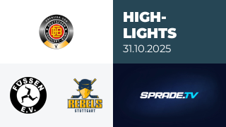 31.10.2025 - Highlights - EV Füssen vs. Stuttgart Rebels