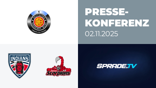 02.11.2025 - Pressekonferenz - Hannover Indians vs. Hannover Scorpions