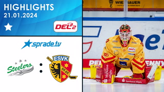 21.01.2024 - Highlights - Bietigheim Steelers vs. ESV Kaufbeuren