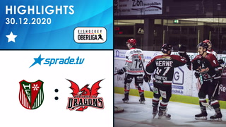 30.12.2020 - Highlights - Herner EV vs. Herforder Ice Dragons