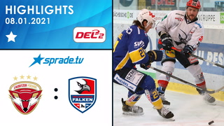 08.01.2021 - Highlights - Lausitzer Füchse vs. Heilbronner Falken