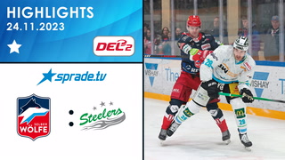 24.11.2023 - Highlights - Selber Wölfe vs. Bietigheim Steelers