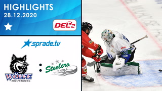 28.12.2020 - Highlights - EHC Freiburg vs. Bietigheim Steelers