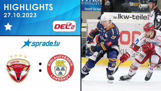 27.10.2023 - Highlights - Lausitzer Füchse vs. EV Landshut
