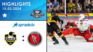 15.03.2024 - Highlights - Krefeld Pinguine vs. Eispiraten Crimmitschau