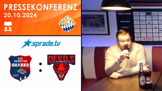 20.10.2024 - Pressekonferenz - ESC Kempten vs. Devils Ulm/Neu-Ulm