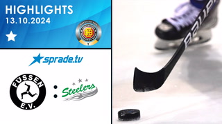 13.10.2024 - Highlights - EV Füssen vs. Bietigheim Steelers