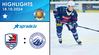 18.10.2024 - Highlights - Heilbronner Falken vs. SC Riessersee