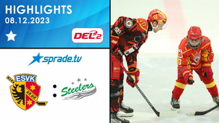 08.12.2023 - Highlights - ESV Kaufbeuren vs. Bietigheim Steelers