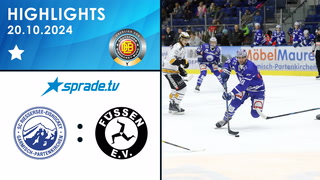 20.10.2024 - Highlights - SC Riessersee vs. EV Füssen