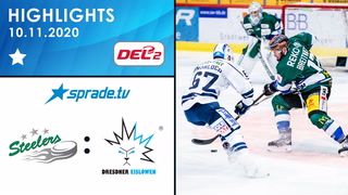 10.11.2020 - Highlights - Bietigheim Steelers vs. Dresdner Eislöwen