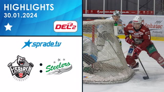 30.01.2024 - Highlights - Eisbären Regensburg vs. Bietigheim Steelers
