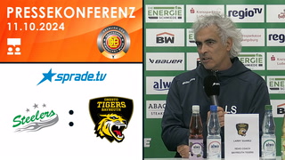 11.10.2024 - Pressekonferenz - Bietigheim Steelers vs. onesto Tigers Bayreuth