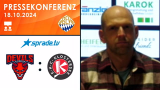 18.10.2024 - Pressekonferenz - Devils Ulm/Neu-Ulm vs. EHC Klostersee